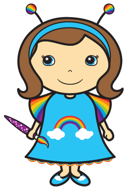 Rainbow Belle with her Enchanted Paintbrush